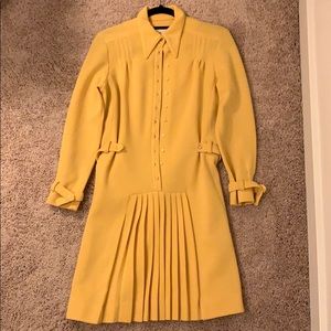 60’s/70’s pleated wool dress
